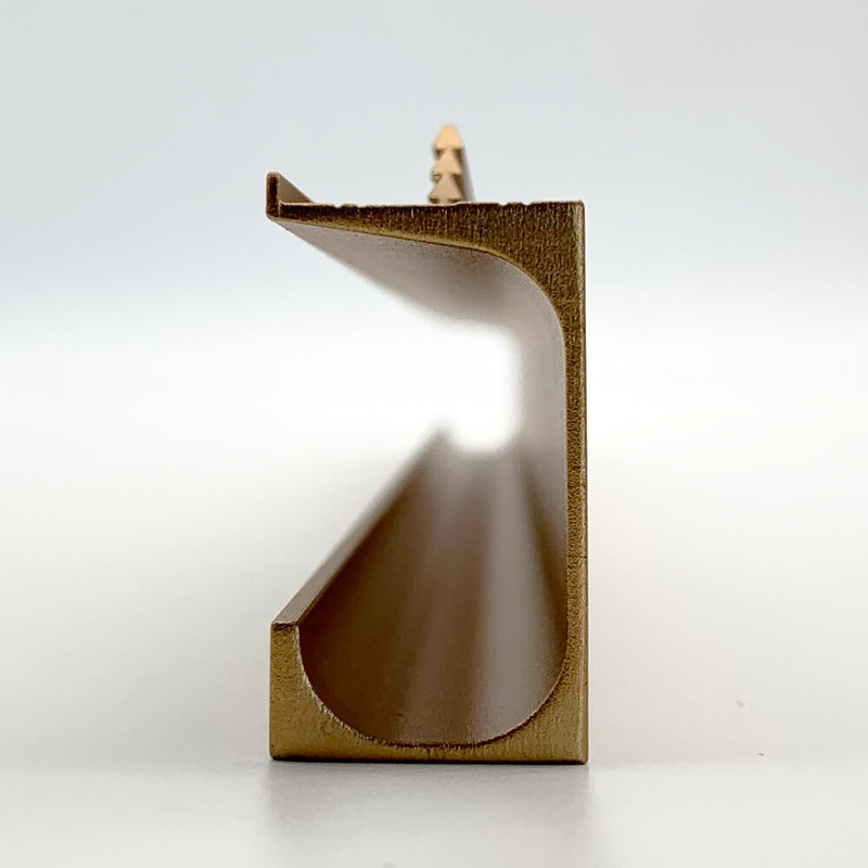 Perfis de alumínio de extrusão ferragens personalizadas para móveis para decoração de materiais de construção