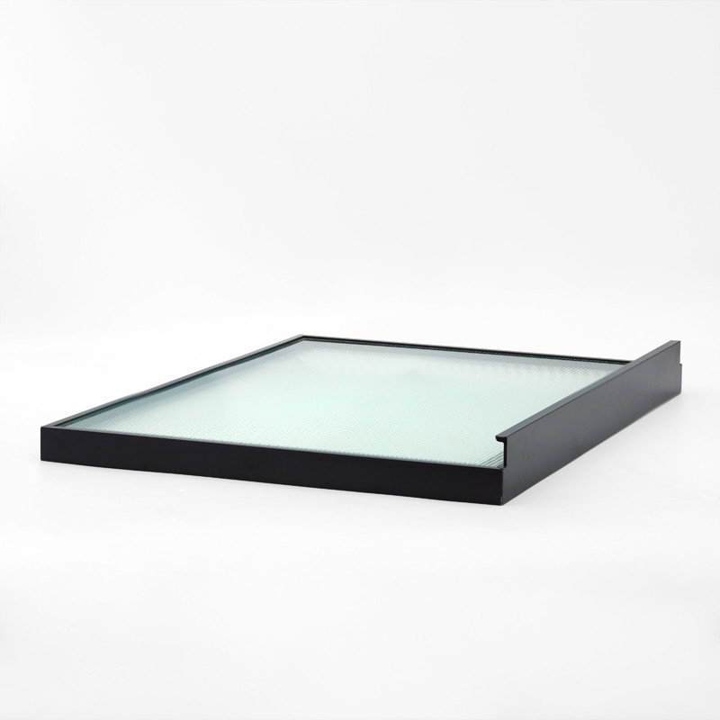 Moldura de liga de alumínio de 2700 mm Perfil de moldura de porta de cozinha para porta de correr de vidro