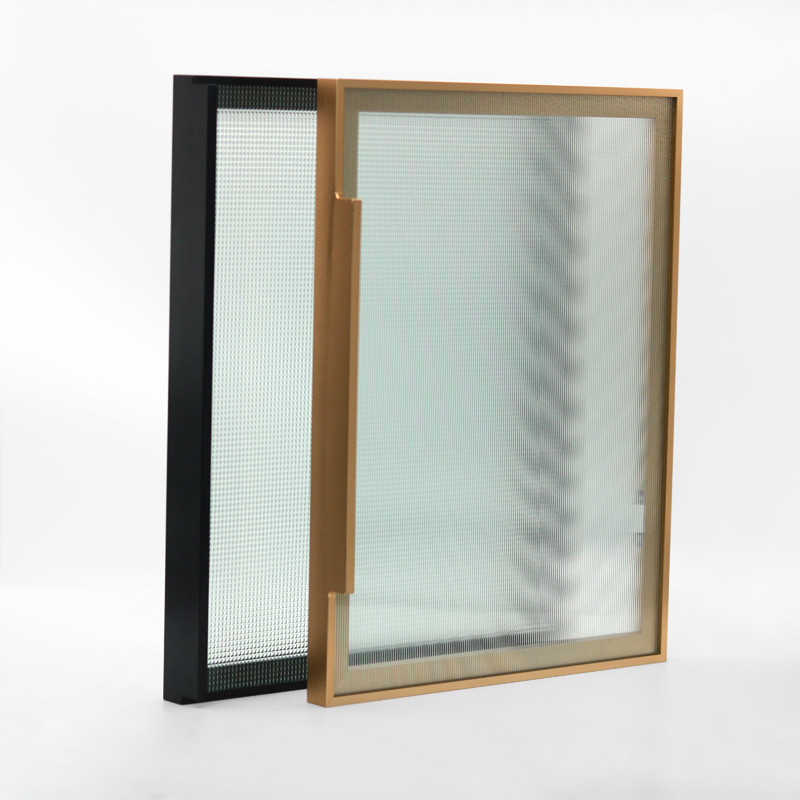 Moldura de liga de alumínio de 2700 mm Perfil de moldura de porta de cozinha para porta de correr de vidro