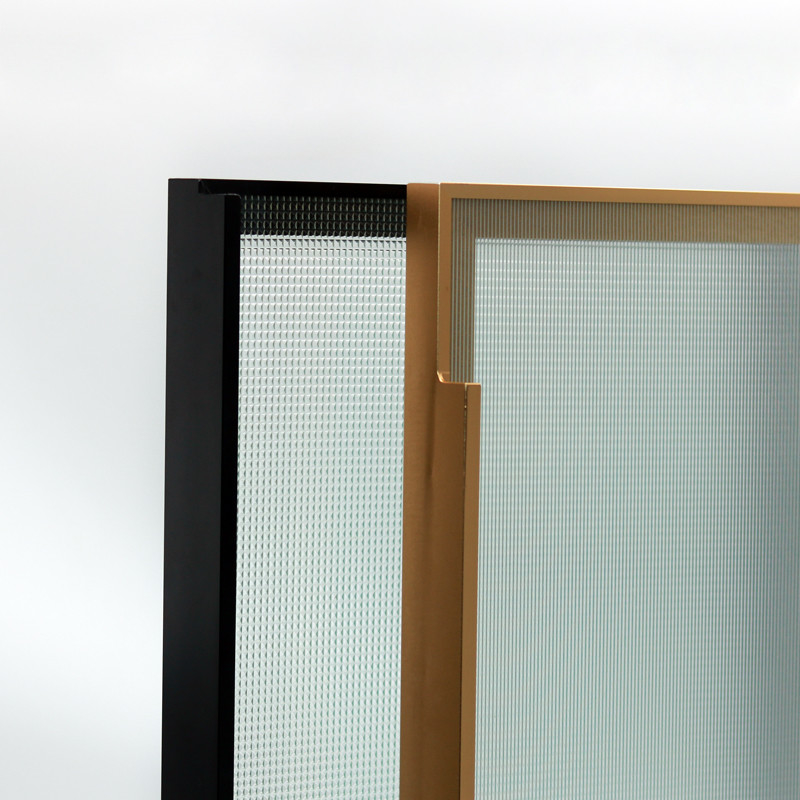 Moldura de liga de alumínio de 2700 mm Perfil de moldura de porta de cozinha para porta de correr de vidro