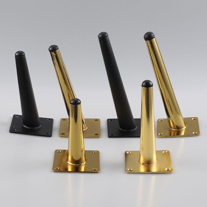 o metal T material de 18cm deu forma aos pés Chrome Sofa Bed Legs do armário de canto