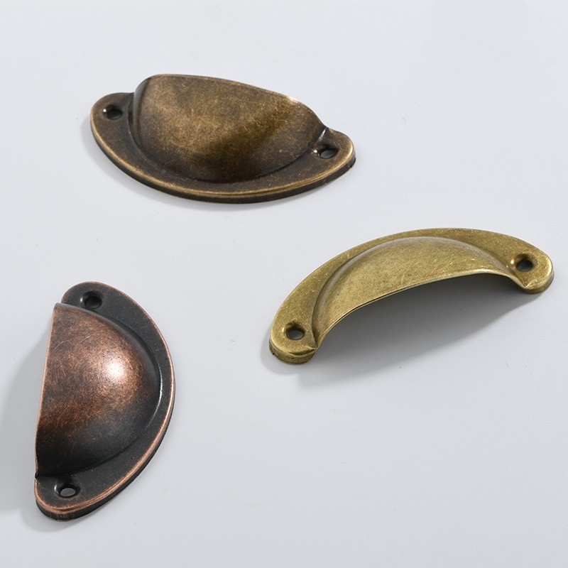 Cabine de cozinha de caixote de metal Portão Shellantique Bate-papo de porta de latão RCW-26986