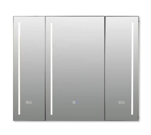 Banheiros Chuveiros Armários de espelhos iluminados Porta Diodos de emissão de luz inteligentes Espelho