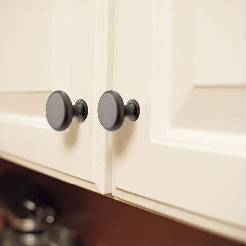 Modernos Simples Armário puxa Mobiliário americano Gabinete Botões de porta Cabinet Pearl preto gaveta puxa Suporte Personalização