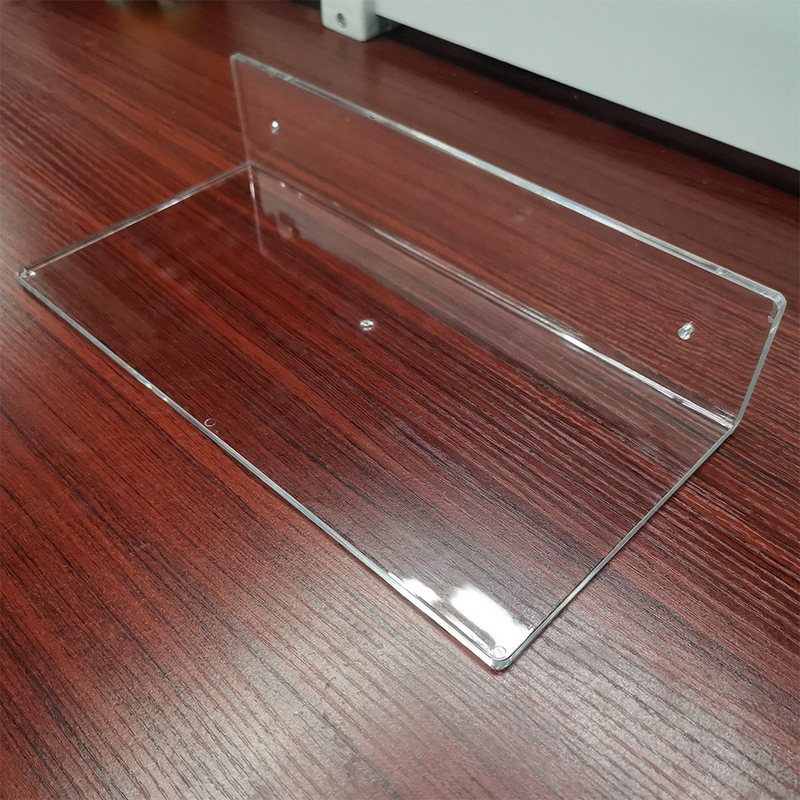 Prateleira de parede de madeira moderna para decoração doméstica em cor branca elegante