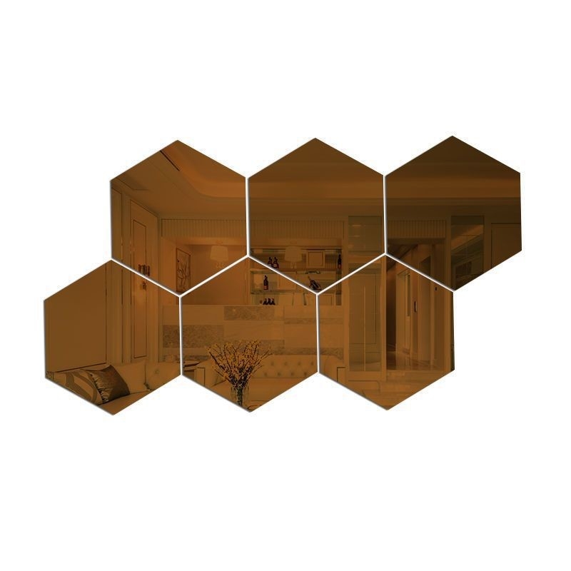 Produto de decoração de casa de prata moderna acrílica SML Mirror Decor
