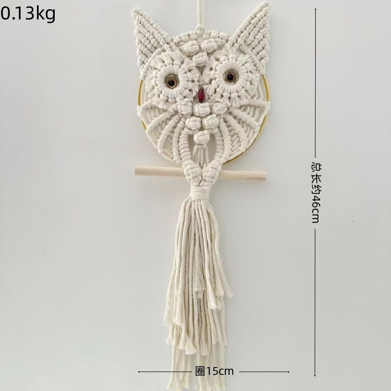 Produtos Brancos Nome Tapete de corda de algodão moderno Decoração de parede
