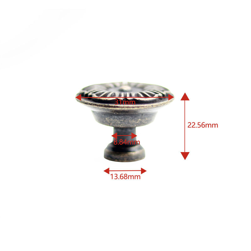 Da tira de alumínio dos punhos da mobília do OEM cor de bronze 30mm para a gaveta