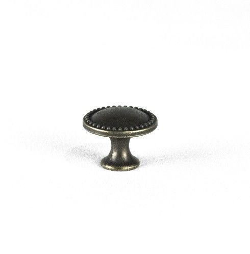 vintage de 25mm liga de zinco em volta dos botões de bronze do armário