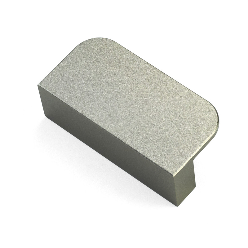 Puxadores da porta personalizados do armário da liga de alumínio 60mm coloridos para o hardware da casa